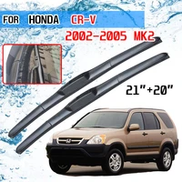 for honda cr v crv 2002 2003 2004 2005 rd4rd9 mk2 accessories car front windscreen wiper blades brushes cutter u j hook