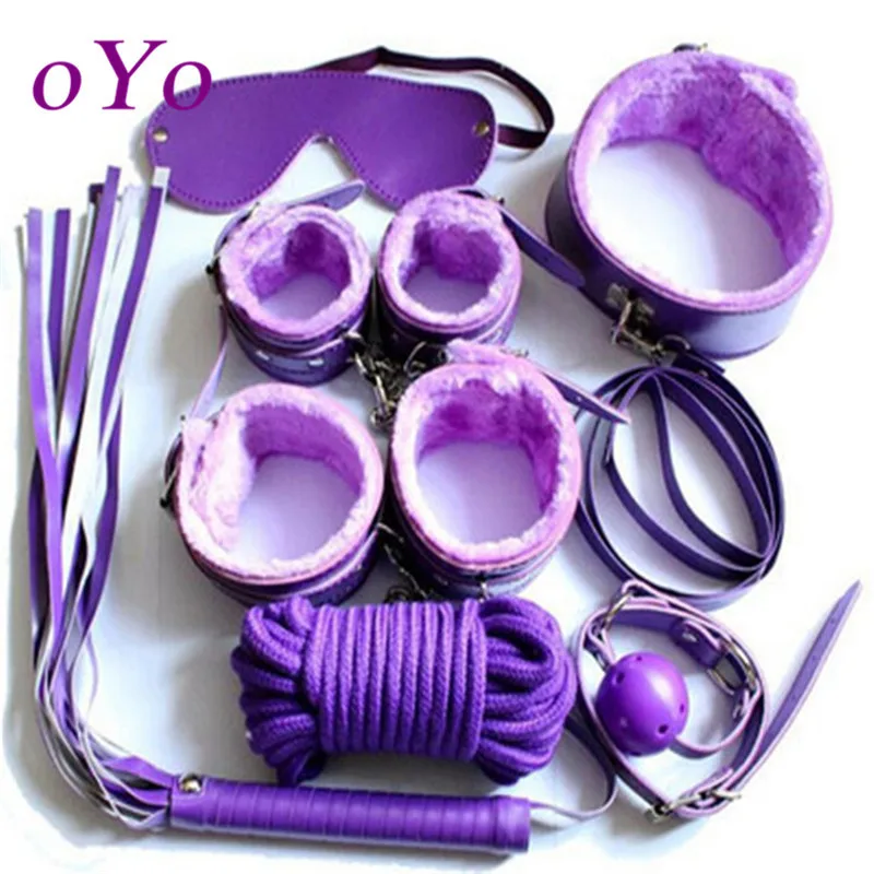 Oyo 7 / 10 шт./компл. из плюша и нейлона интимные игрушки для взрослых наручники