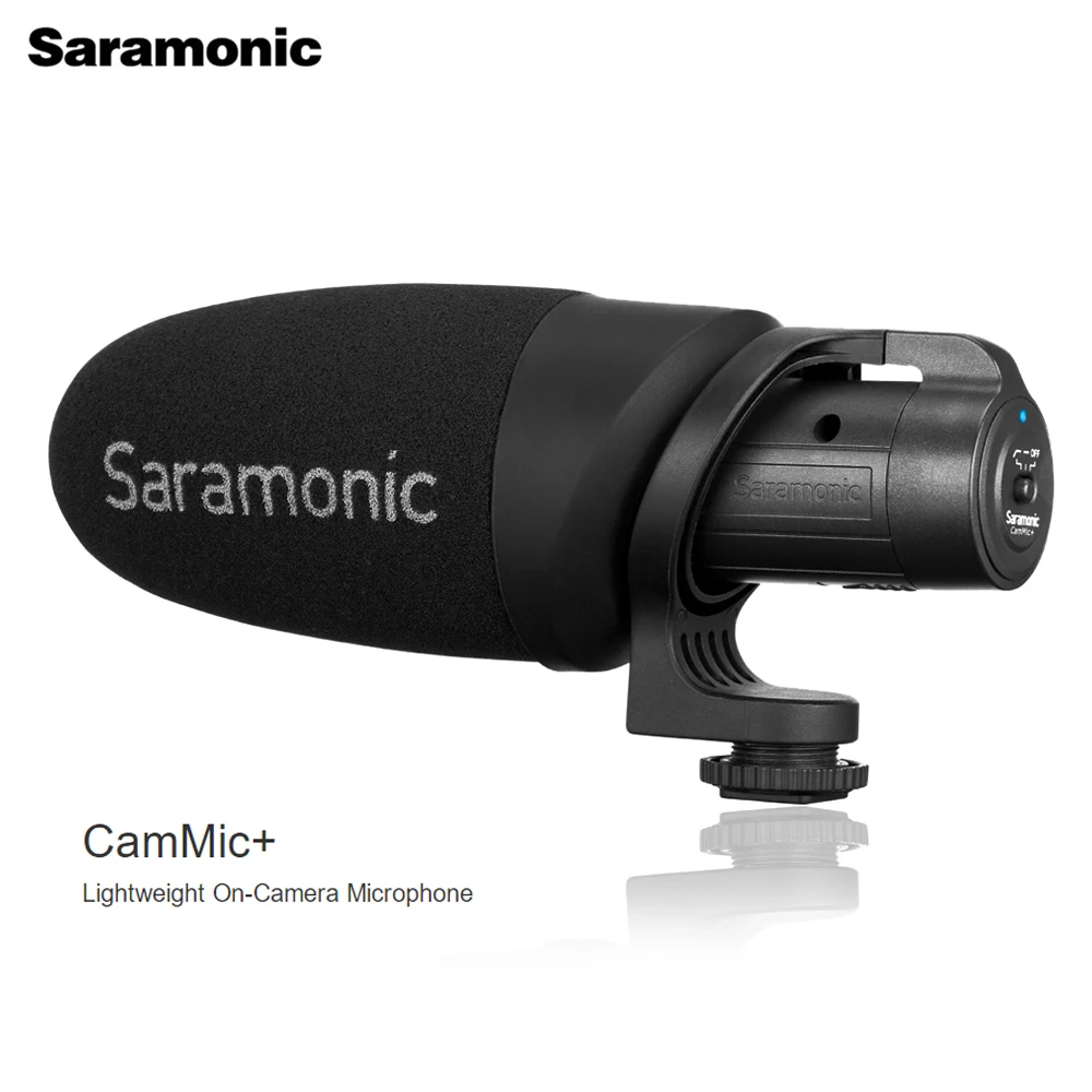 

Saramonic CamMic+ Lightweight On-camera Microphone with Integrated Shock Mount & Windscreen for DSLR Canon Nikon Cameras