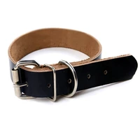 pure leather pet collar pet traction series dog collar dog collar with small to medium sized dogs big dog