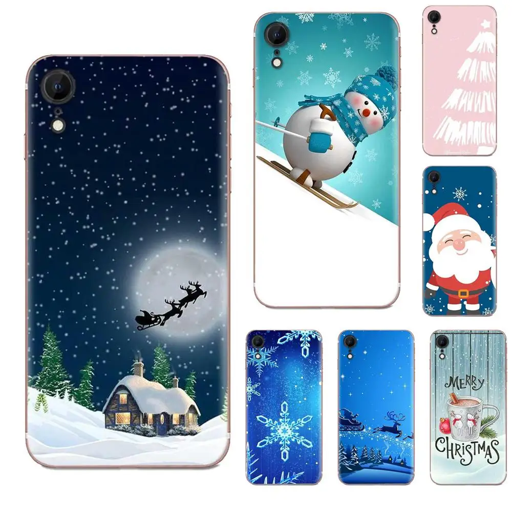 Счастливое Рождество для Xiao mi 3 4 4C 4i 5 5S 5X6 6X8 SE Pro Lite A1 Max x 2 Note Мягкий дизайн Custo