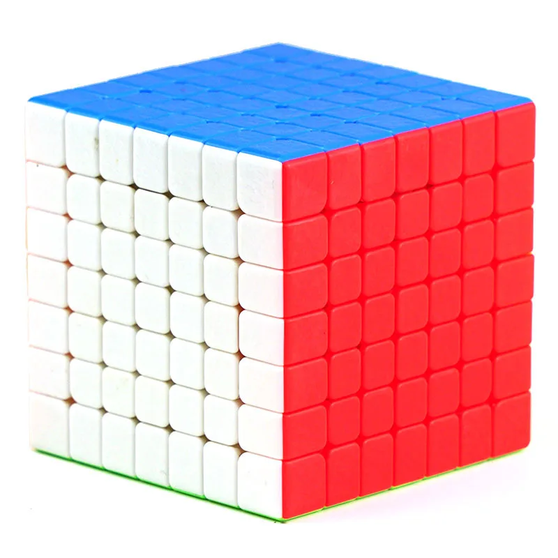 

High level competition color 7 Layers magic cube stickers do not fade puzzle toys wholesale the best Christmas gifts for babies