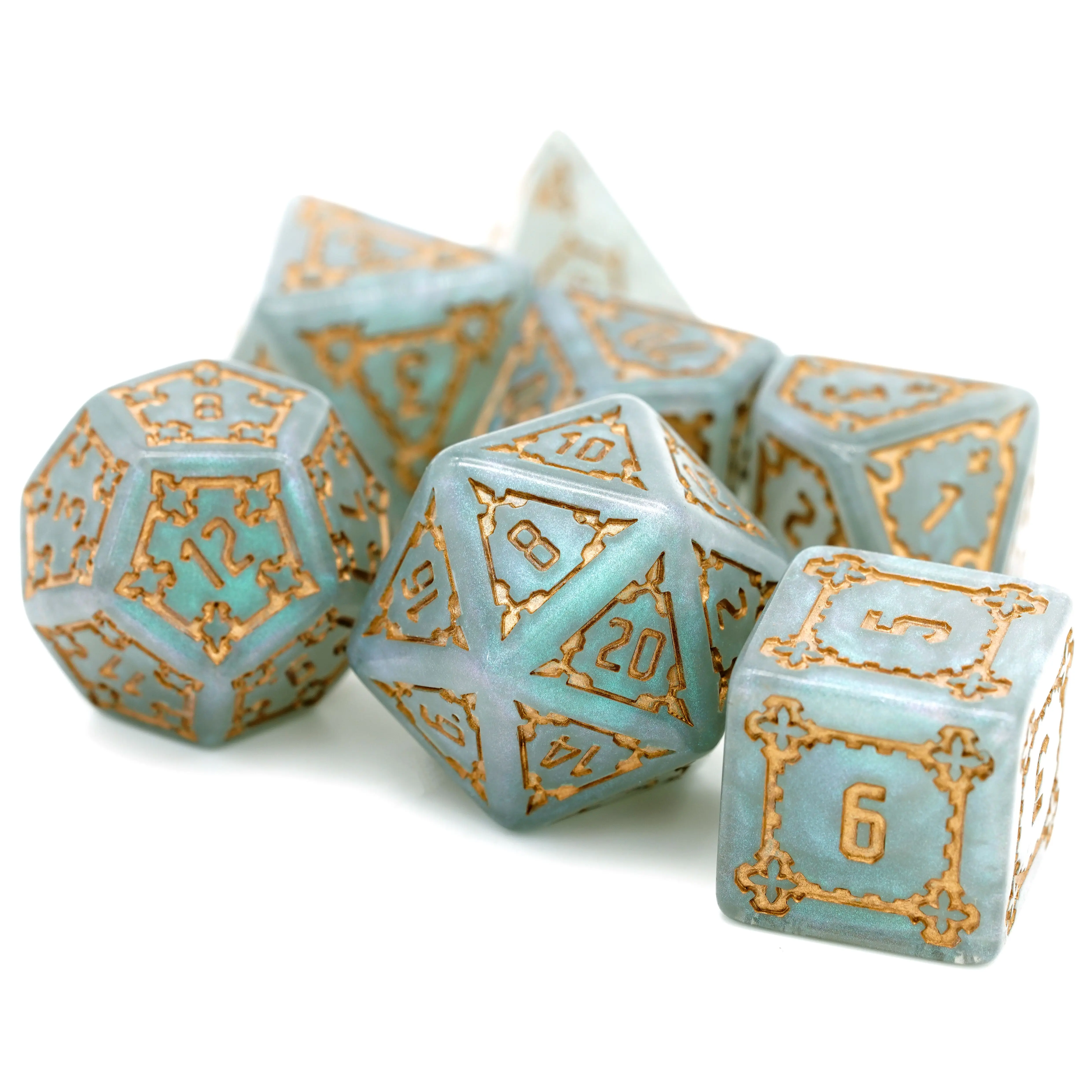 7 шт 25 мм гигантские игральные кости DND набор многогранные с кожаной сумкой D & для