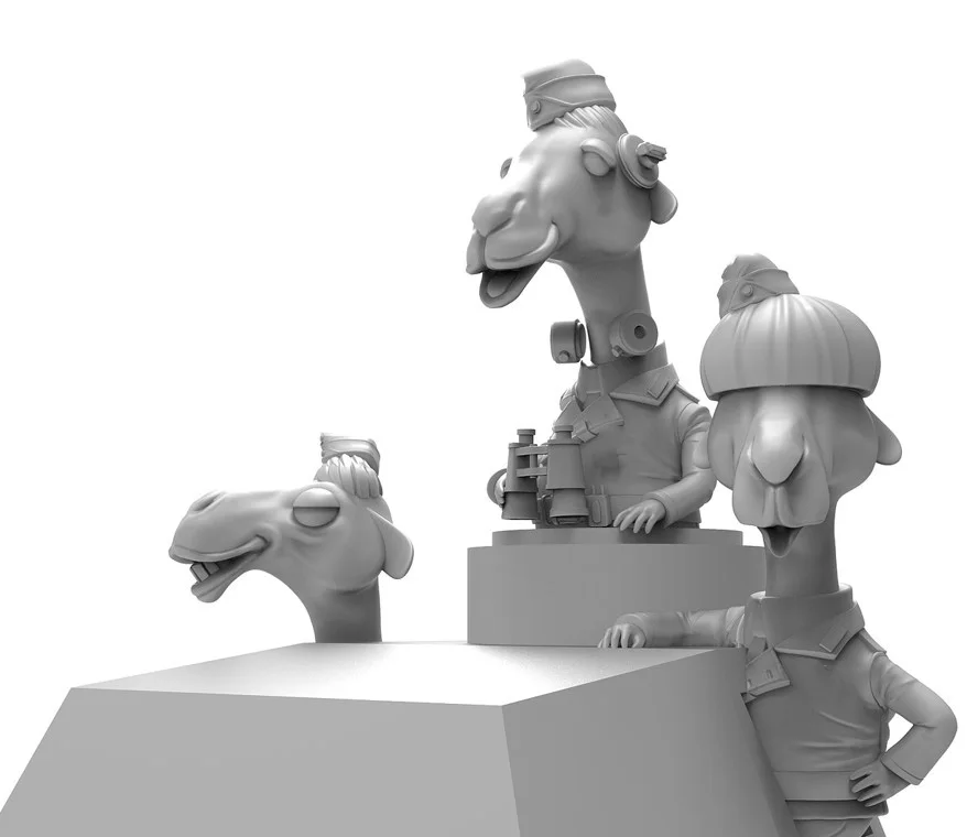 1/35 современный фотобокс с животными (без резервуара) Фотоэлементы миниатюрный gk