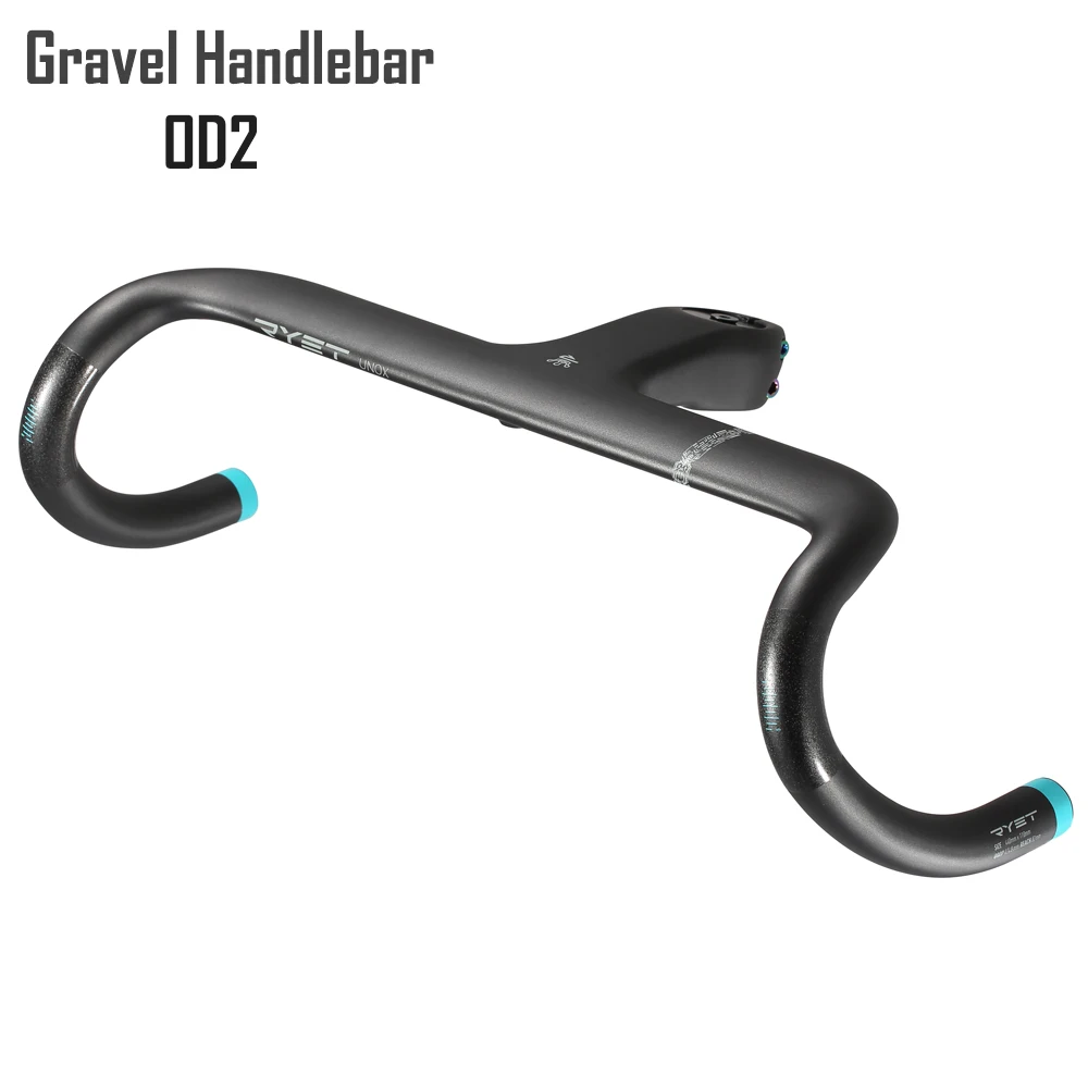 Дешево Гравийный руль из углеродного волокна, экзотропический Руль 28,6 мм/31,8 мм, интегрированный велосипед полоса углерода, ручка для шоссейного ве...