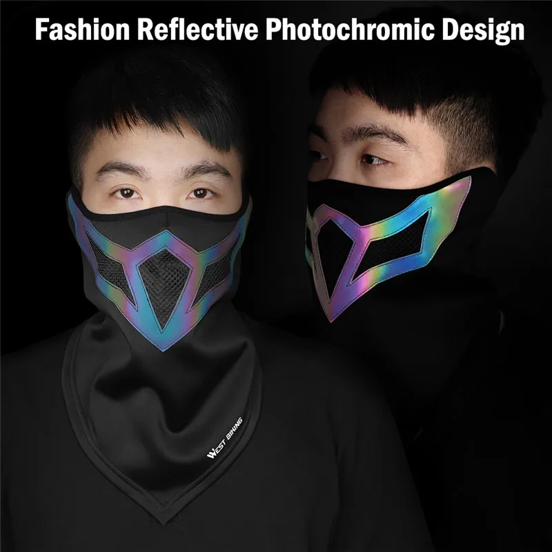 

Winter Cycling Mask Warm Fleece Balaclava Windproof Face Shield Bandana Running Mask Fishing Skiing Hat Headwear