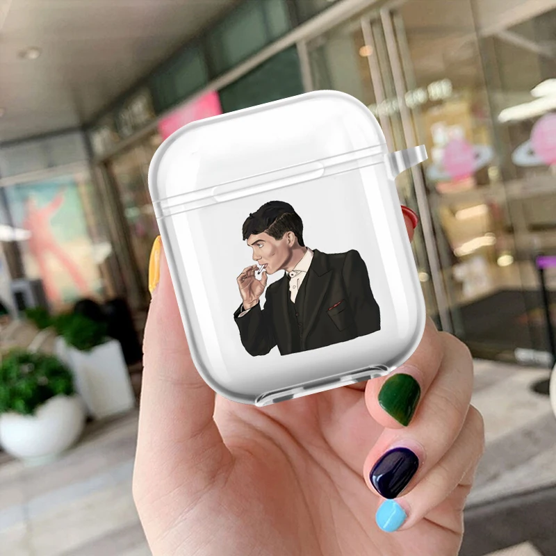

Peaky Blinders TV Show Bluetooth Wireless Earphone Cover Case For Apple AirPods 1 2 Pro Clear SoftSilicone TPU Charging Box Bags
