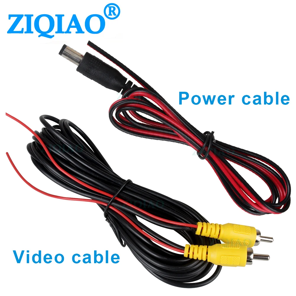 10 м 15 видео кабель Мощность волоконно оптический для автомобиля заднего вида