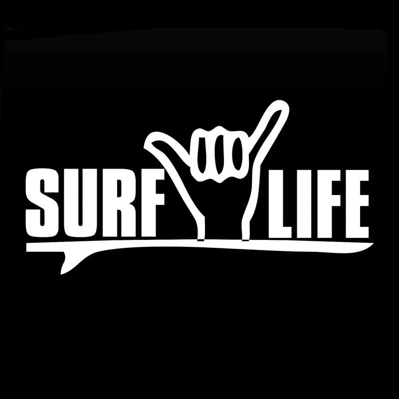 

I Love Surfing Creative Funny Decal PVC Waterproof Sunscreen Decal Window Accessories Motorcycle Sticker 17.3* 8.7cm