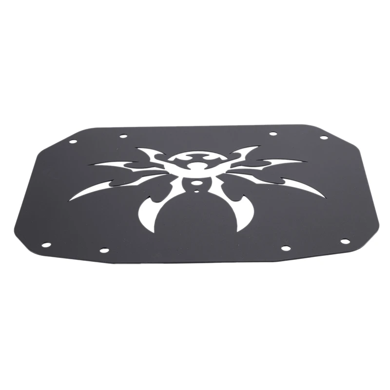 Tailgate Vent-Plate Cover Spare Tire Mount Delete Plate for Jeep Wrangler JK&amp Unlimited 2 or 4 Doors. 2007-2017 Sport Sahara Ru |