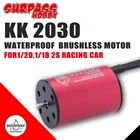 Непромокаемый бесщеточный двигатель Surpass Hobby 2030 4500кв 6500кв 7200кв для 120 118 гоночного автомобиля на радиоуправлении гоночный грузовик багги 180 матовый
