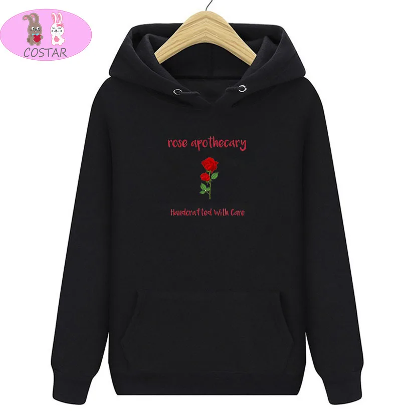 

COSTAR Popular Rose Apothecary Printed Fashion Hoodies Pullover Harajuku Hooded Sweatershirt Unisex