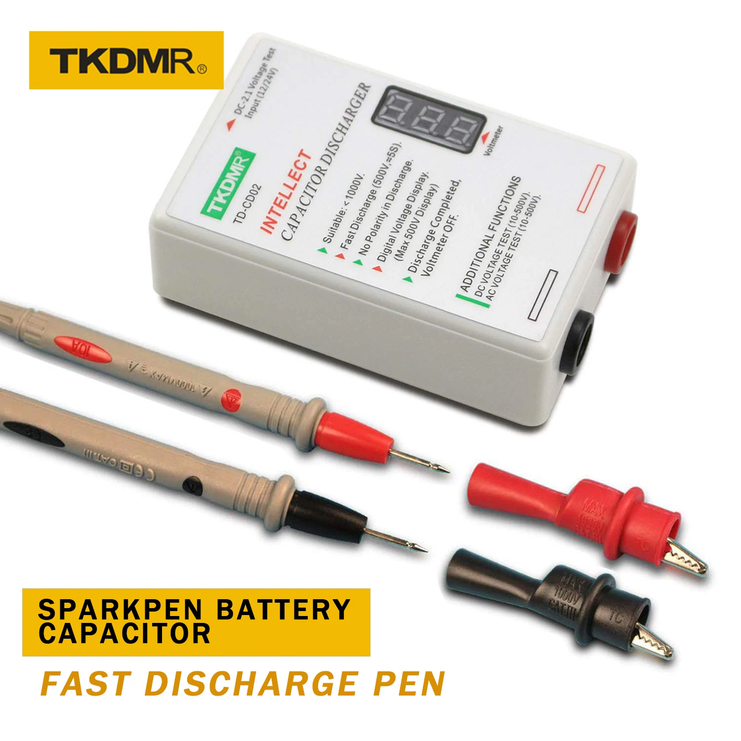 Батарея TKDMR Sparkpen конденсатор быстрая разгрузка защита ручки электрический