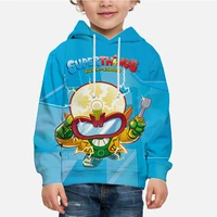 spring children superzings series 7 3d print hoodies kids super zings sweatshirts toddler cartoon pullover boys girls anime tops