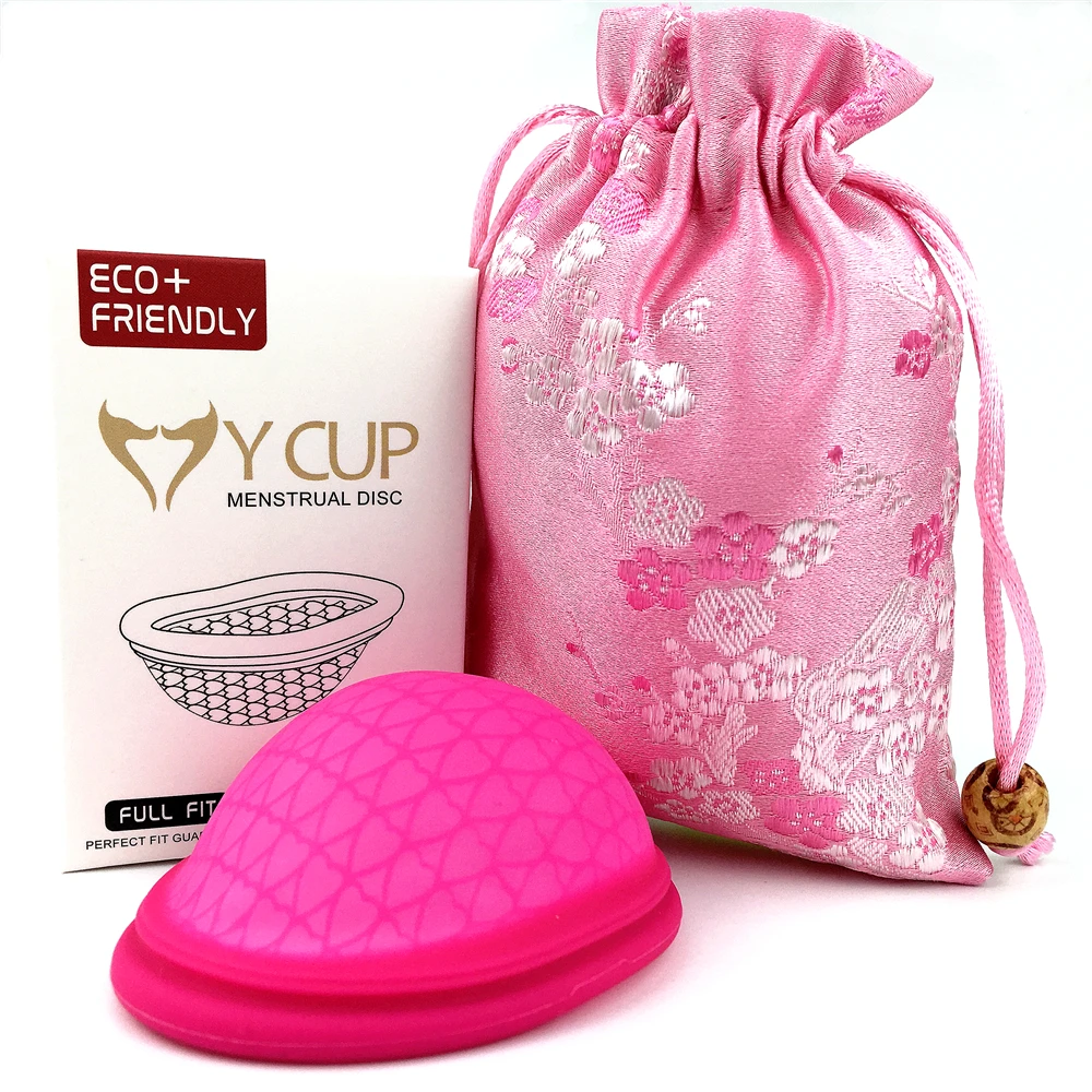 EECCI многоразовые диски плоский дизайн менструальная чаша с сверхтонкой