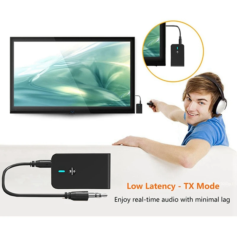 

1 Pcs USB Programming Cable & 1 Set Bluetooth 5.0 Adapter Wireless Bluetooth Audio Transmitter Receiver