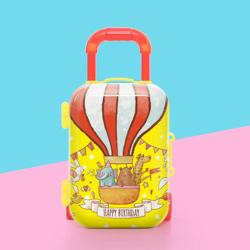 Новый детский мини чехол на колесиках может вместить конфеты и сменить