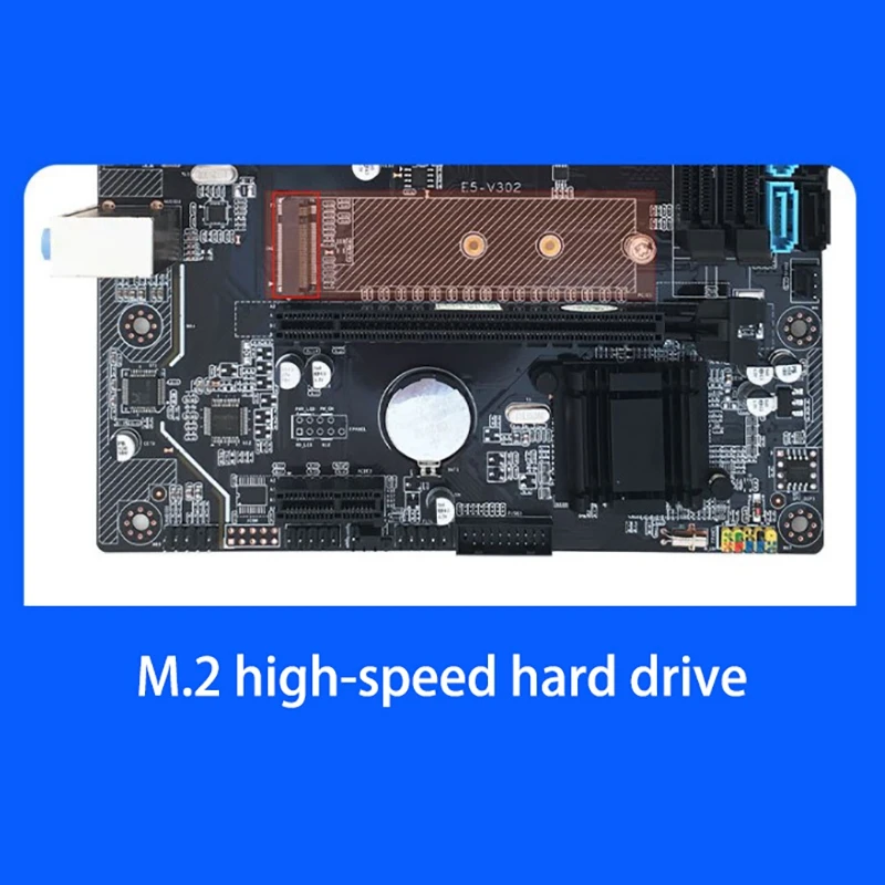 Материнская плата для компьютера X79 LGA 1356 ЦП DDR3 поддержка серверной памяти M.2