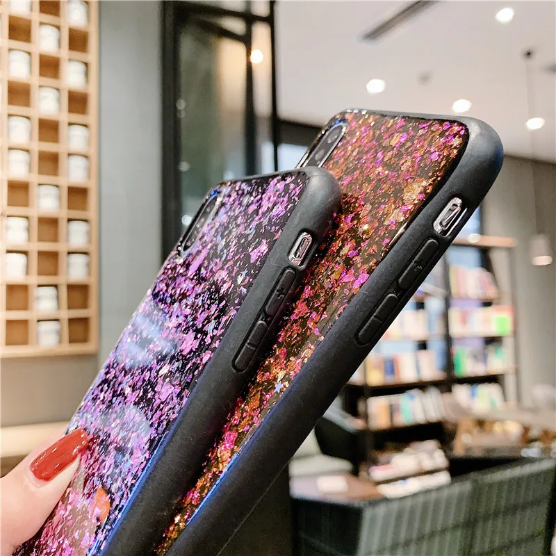 Чехол из ТПУ с блестками для xiaomi redmi note 7 чехол MI CC9 E A3 mi 9 8 lite Note | Мобильные телефоны