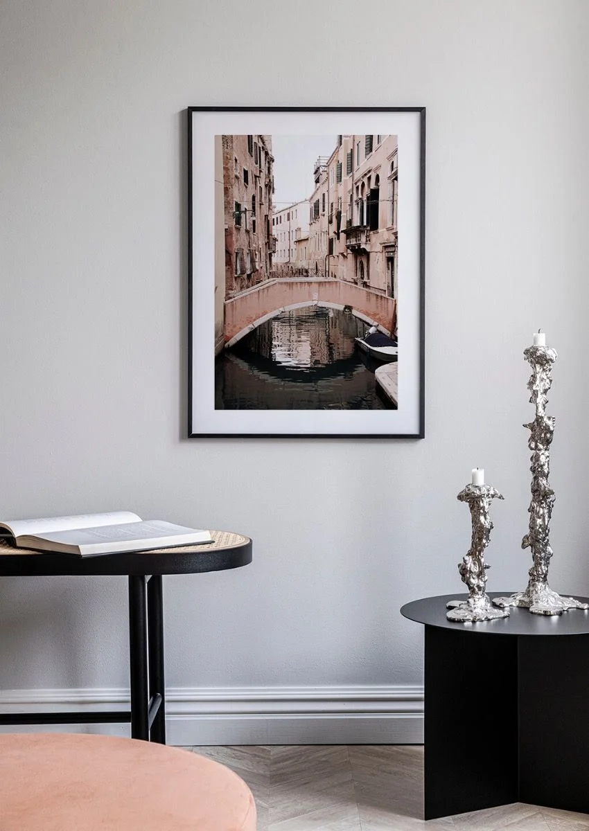 Современный Ретро плакат с городскими улицами Гонконг Барселона Прага Холст