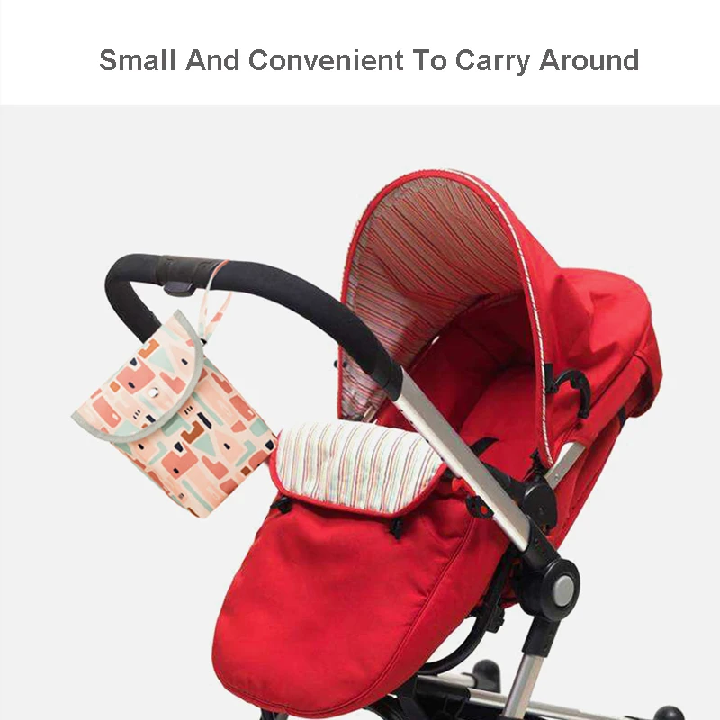 Сумка для детских подгузников MissAbigale водонепроницаемая дорожная маленькая сумка