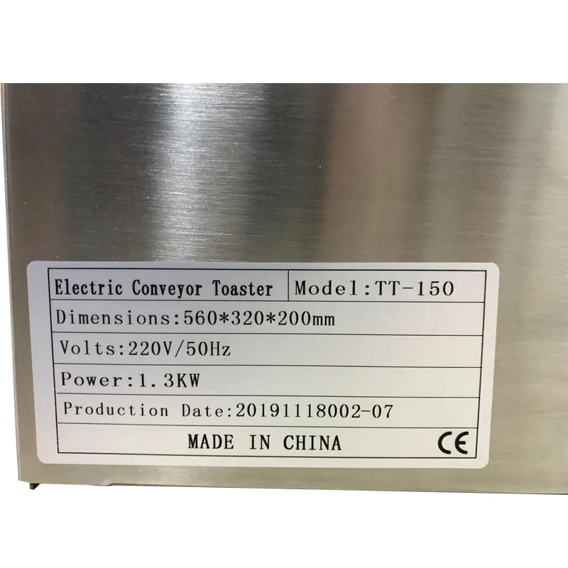 Коммерческий тостер из нержавеющей стали автоматический для быстрого нагрева