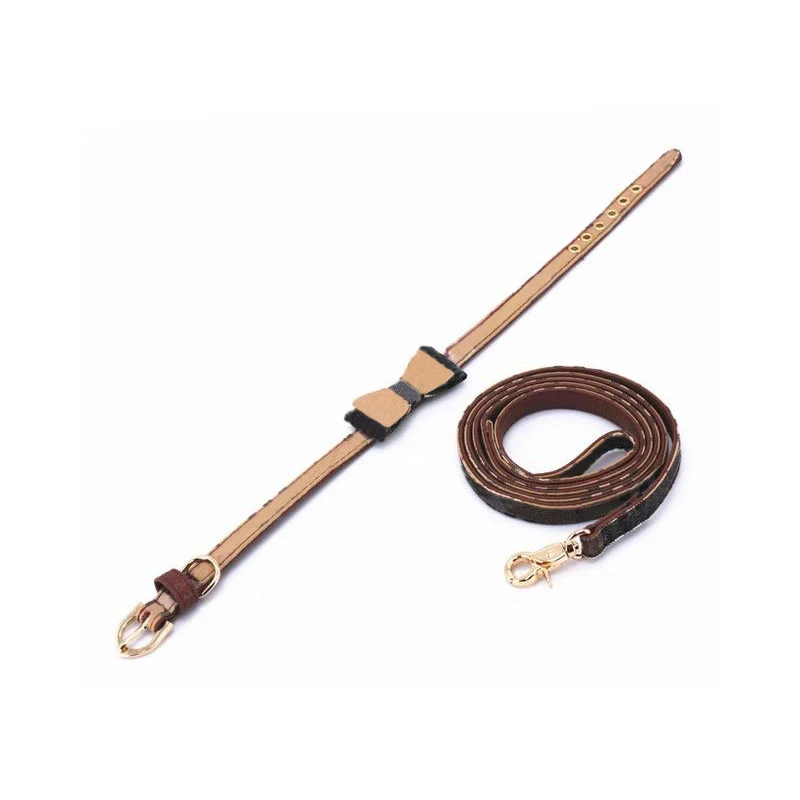 

Ошейник для чихуахуа набор из поводка и ошейника из искусственной кожи ручной работы, уличный поводок для выгула мопса LC0158