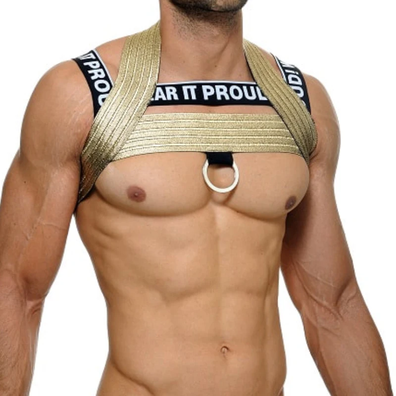 Сексуальный мужской нагрудный ремень для ночного клуба бара танца на шесте