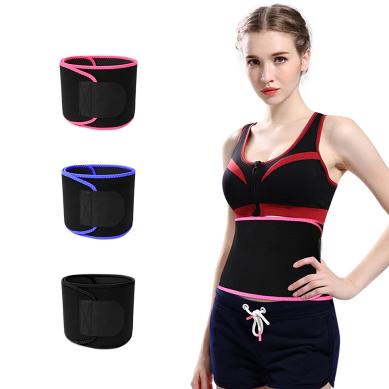 

women Waist Trimmer Belt Weight Loss Sweat Band Wrap Fat Tummy Stomach Sauna Sweat Belt Sport Belt