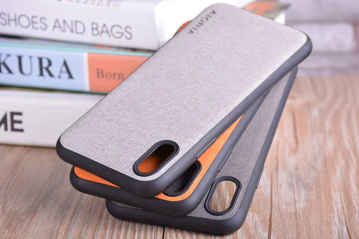 Чехол для iPhone X XR XS max, роскошный текстильный кожаный чехол из мягкого ТПУ, жесткий чехол для телефона для iPhone X XR XS, чехол funda capa