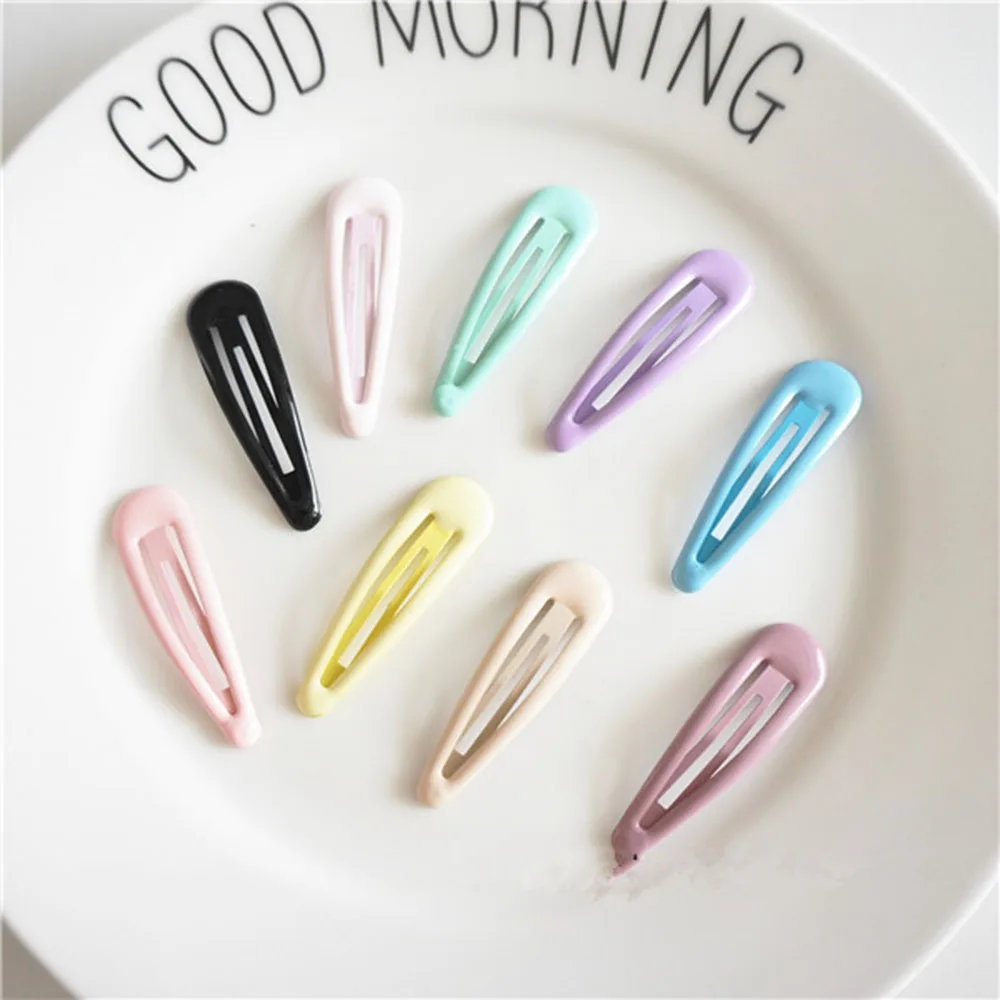 

10PCS Children Sweet Candy Color Jelly Drops BB Hairpin Hair Clips Hair Accessory Gift Headwear Kids Hairgrip Practical Hairpin