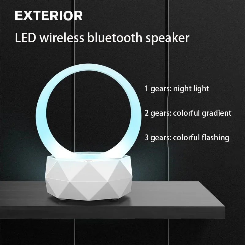 

Светодиодный ночник, беспроводной уличный Bluetooth-динамик для чтения, 7 цветов
