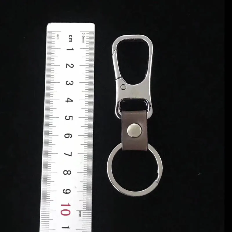 Маленький брелок для автомобиля бизнес кожаный держатель ключей EDC ключница