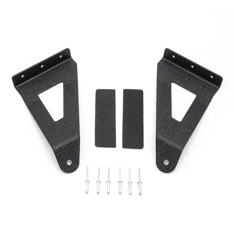 

Upper Windshield 52" Curved Led Bar Light Bracket Mounting Holder Kit for For Ford F150 2004-2014