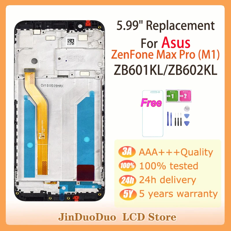 ЖК-дисплей для ASUS ZenFone Max Pro (M1) ZB601KL дисплей с сенсорным экраном и дигитайзером в