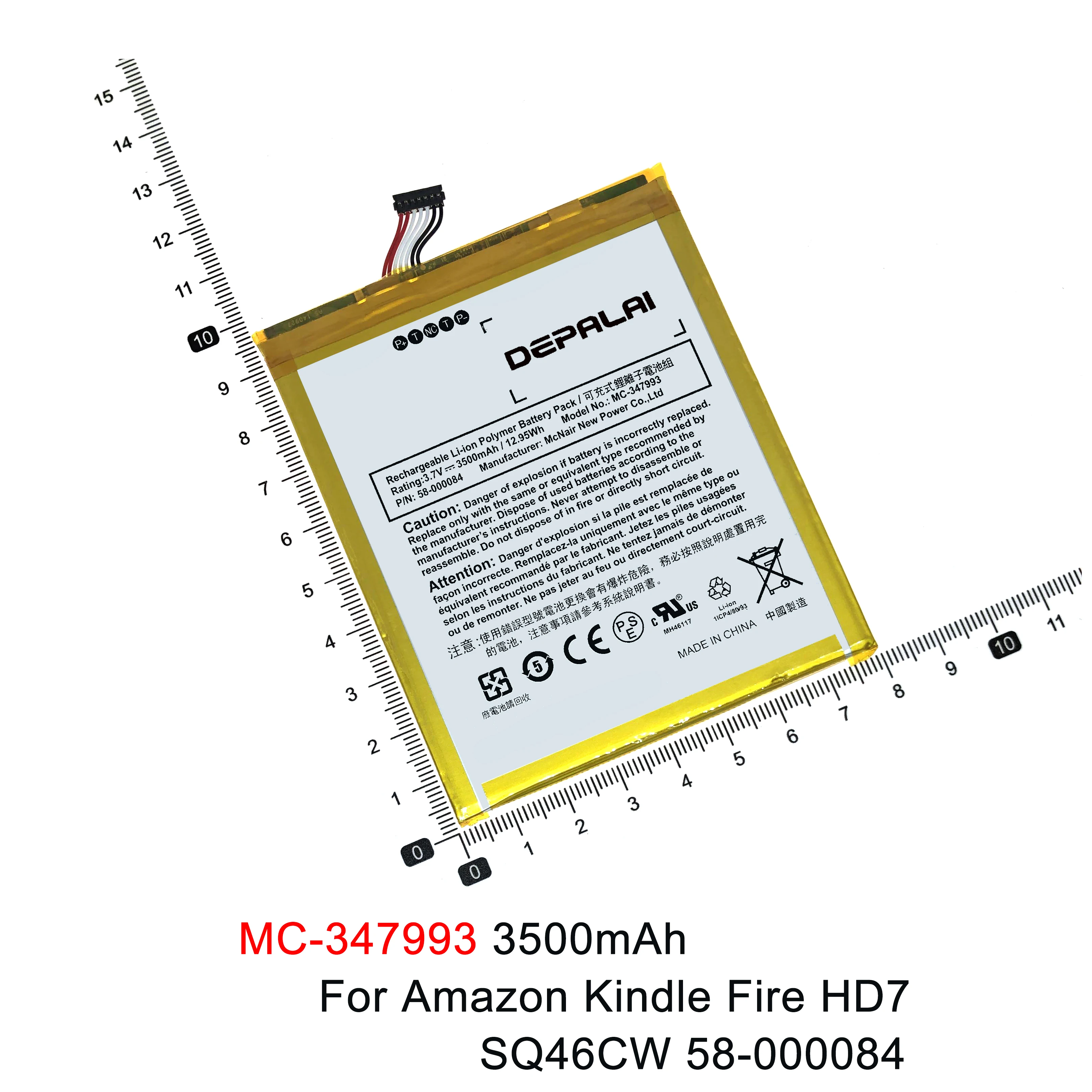 MC-265360 MC-265360-03 MC-347993 MC-308594 Battery For Amazon Kindle 4 5 67 7th D01100 DR-A015 Fire HD 7 SQ46CW 5th SV98LN | Мобильные