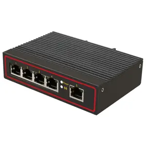 Каблук 5-8 Порты и разъёмы s для промышленного етернета switch10100M для промышленного етернета повысить переключатель 8 Порты и разъёмы RJ45 VLAN сигналов увеличивается до 250 м