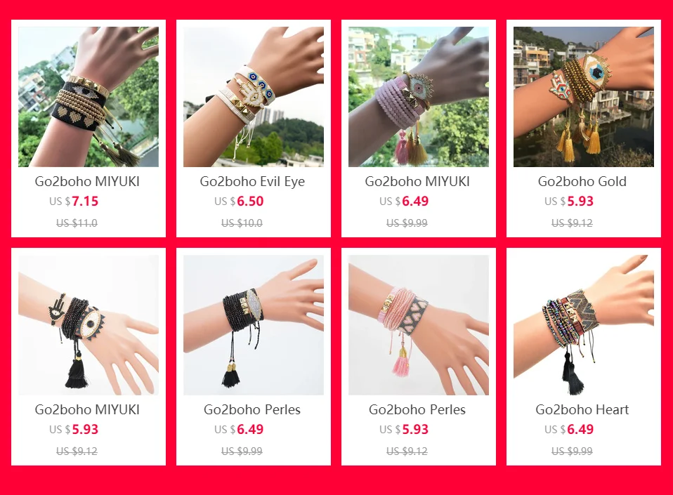 Go2boho Delica MIYUKI браслет для женщин маленькая принцесса Pulseras Mujer Ювелирные изделия Детские Мультяшные браслеты сказка ручной работы