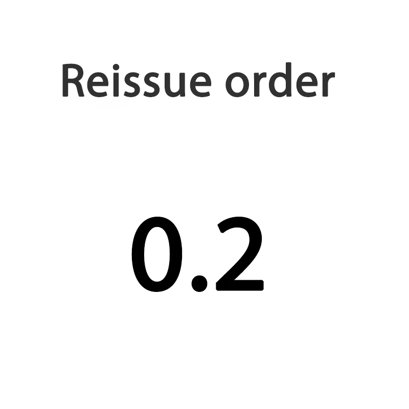 

Reissue order