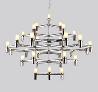 post modern luminaria chandelier light nordic hanging g9 led lamparas chandelier pendant lamp home light living room lamp