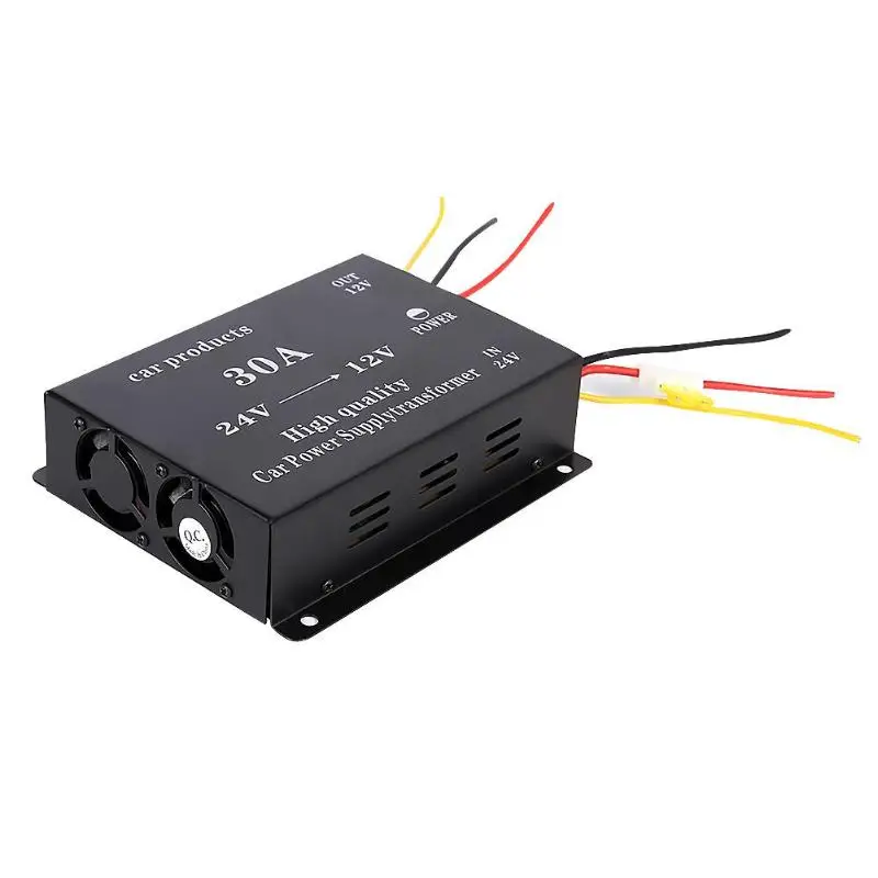 DC 24V в DC 12V автомобильный понижающий преобразователь 30A 360W понижающий регулятор мощности