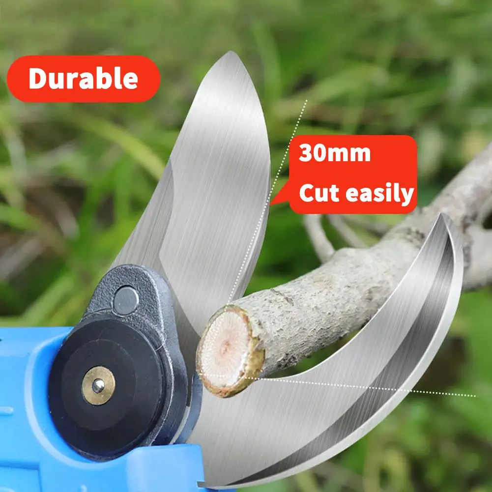 

21V Professional Electric-Pruning-Shears Lithium Battery Cutter Grafting Tools Rechargeable Electric Pruning Scissor Garden Tool