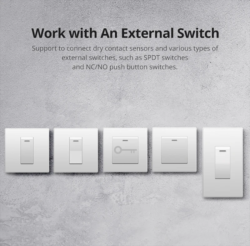 Умный переключатель SONOFF Mini R2 Wi-Fi eWelink для Alexa Google Home Alice