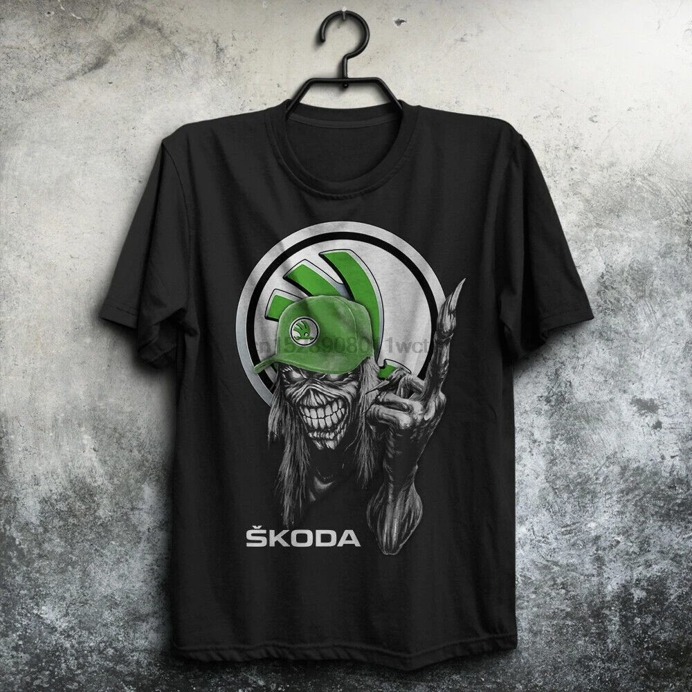 Skoda skull so cool Мужская рубашка США Размер S до 4XL забавная футболка|Мужские футболки| |
