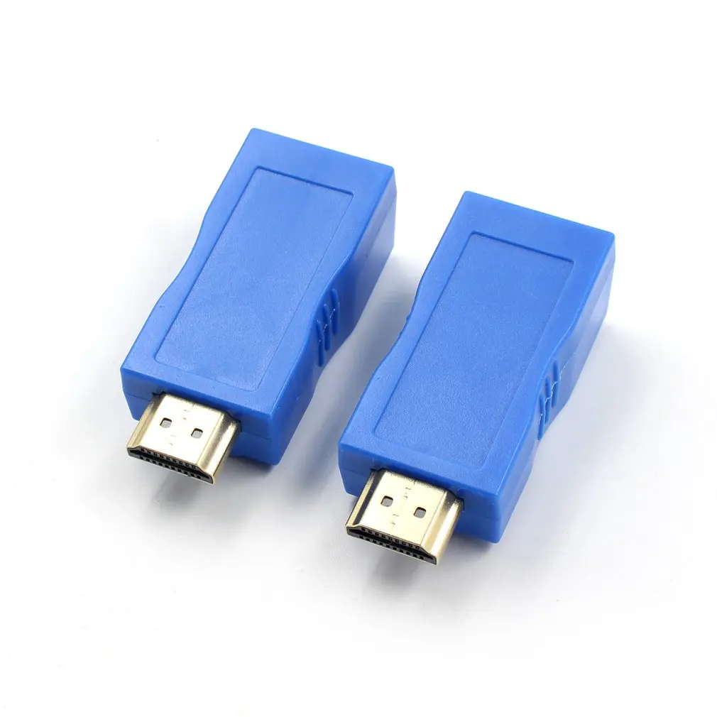 HDMI-совместимый удлинитель передатчик TX/RX адаптер Сетевой RJ45 CAT5E CAT6 Ethernet LAN без HDCP |