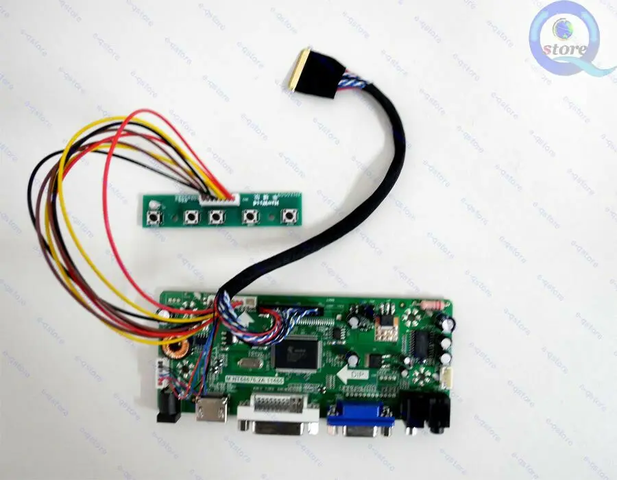 E qstore: переработанный экран B173RW01 V.3 V3 плата контроллера Lvds светодиодного привода