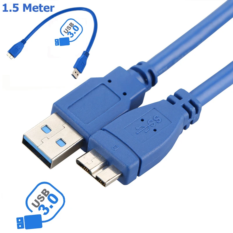 Новый USB 3 0 супер быстрый кабель переходник папа Micro B для передачи данных Жесткий
