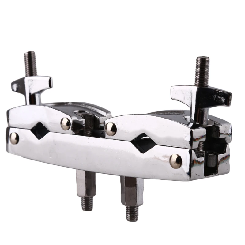 

1Pc Aluminum Alloy Drum Stand Extension Clip Rod Connecting Bracket Clamp Holder Percussion Drum Set For Cowbell Accessory Drum