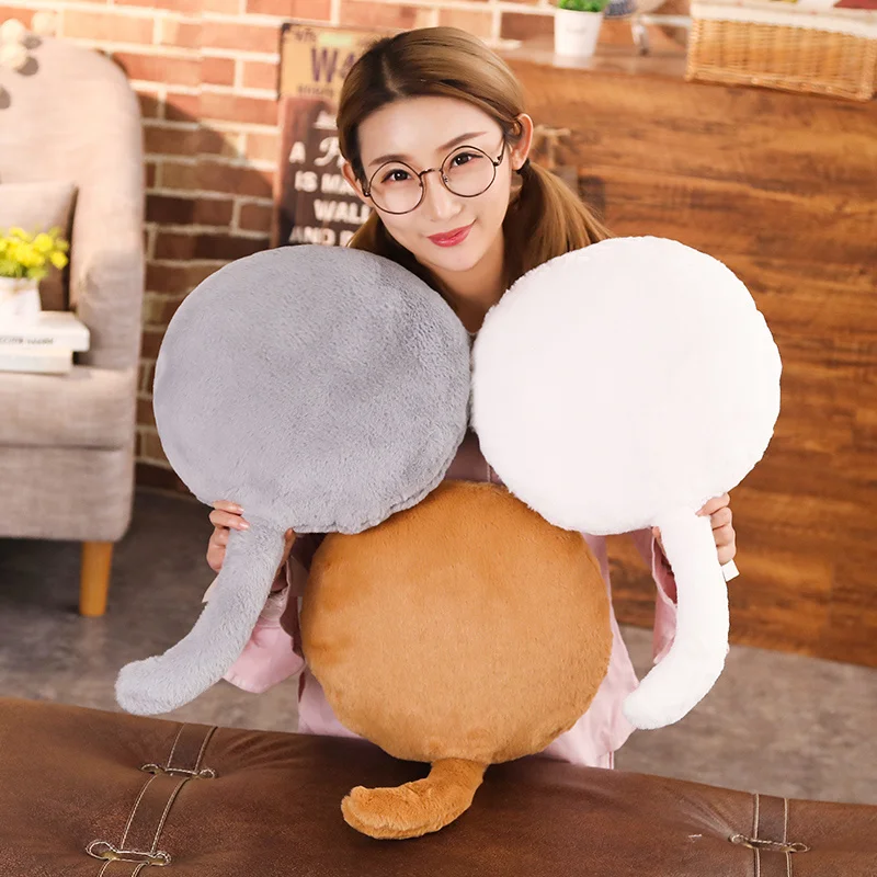 Симпатичная плюшевая игрушка-подушка в виде кошки и ягодиц мягкая мультяшная