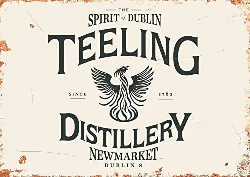 

Teeling Irish Whiskey Metal Sign 8x12 Inch Tin Signs Decorative Signs & Plaques